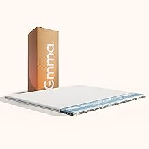 Emma Flip Topper 180 x 200 cm - Mattress Topper & Mattress Topper for Box Spring Bed - Reversible Topper Hard & Soft - Airgocell® & Cold Foam - Washable Cover - Breathable & Comfortable
