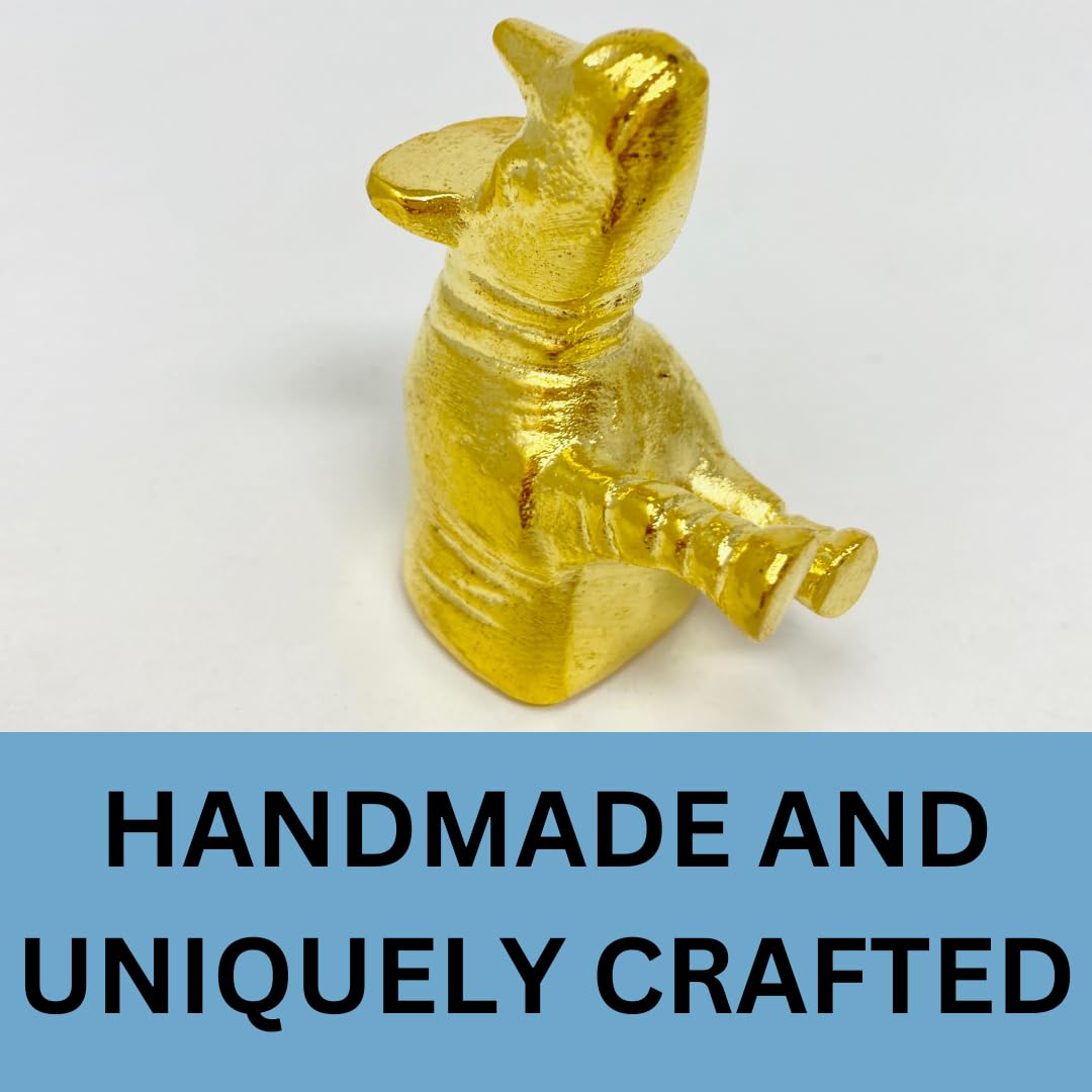 Knobs By Blossom Schubladenknäufe Safari-Tier Design - Goldfarbene Metall Griffe Für Möbel