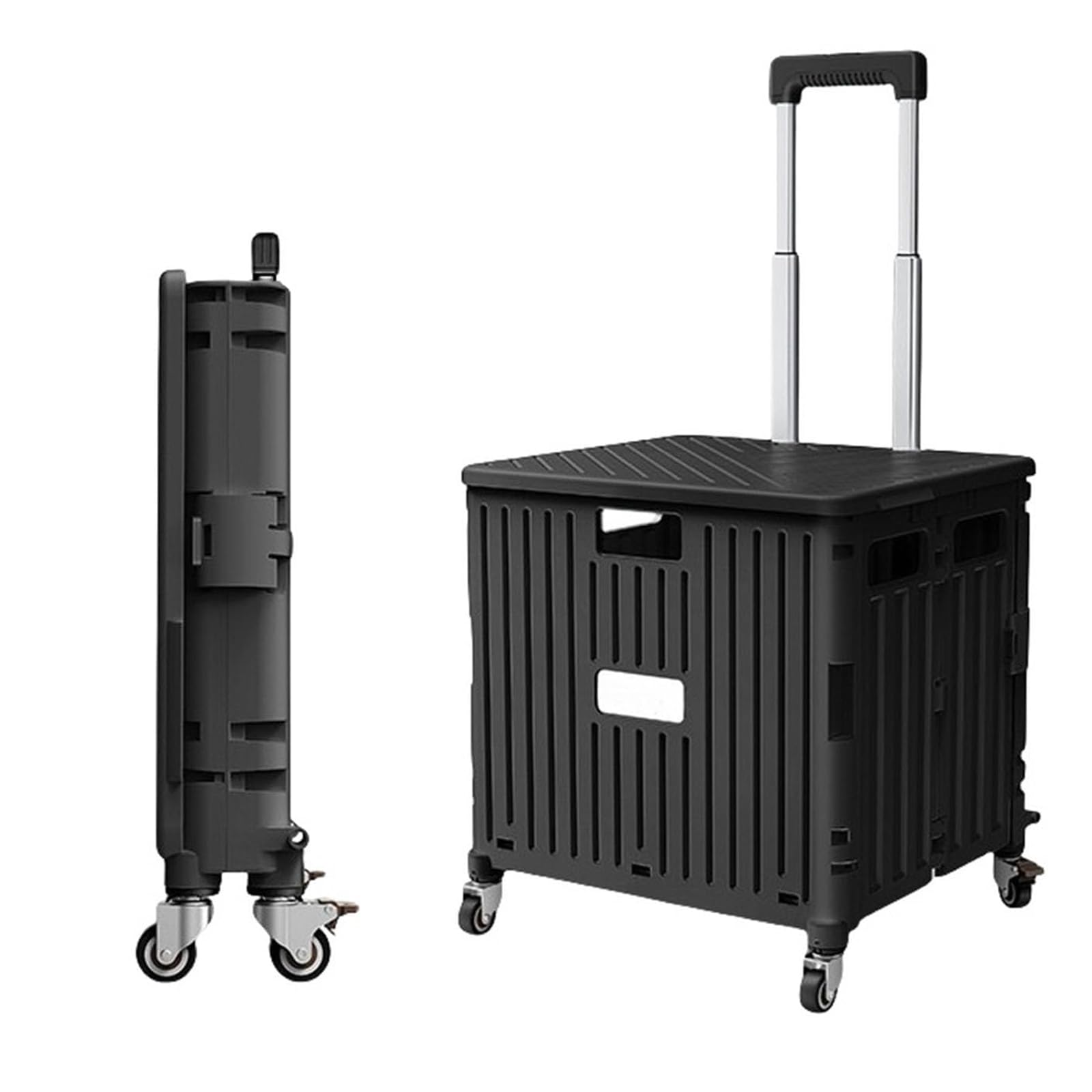 Wagon użytkowy ze wspinaczkami schodowymi, skośny wózek 65L, teleskopowy uchwyt do ogrodu spożywczego Camping Outdoor Transport Składany wózek