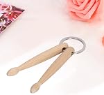 1Pcs Drum Stick Key Chain,Small Lightweight Drum Stick Key Loop,Keychain Bag Decoration Musical Instruments Gift