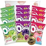 K-Munchies Orion O'Jelly Gummy Candy Variety Pack - 12 Packs of Natural Fruit Gummies Candy in Real