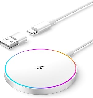 15W Wireless Charger iPhone, Mag-Safe Charger Wireless iPhone Charger Fast Charge for iPhone 15/15 Pro/15 Plus/15 Pro Max/14/14 Pro Max/13/12/AirPods Pro, Magnetic iPhone Charger Wireless Charging Pad
