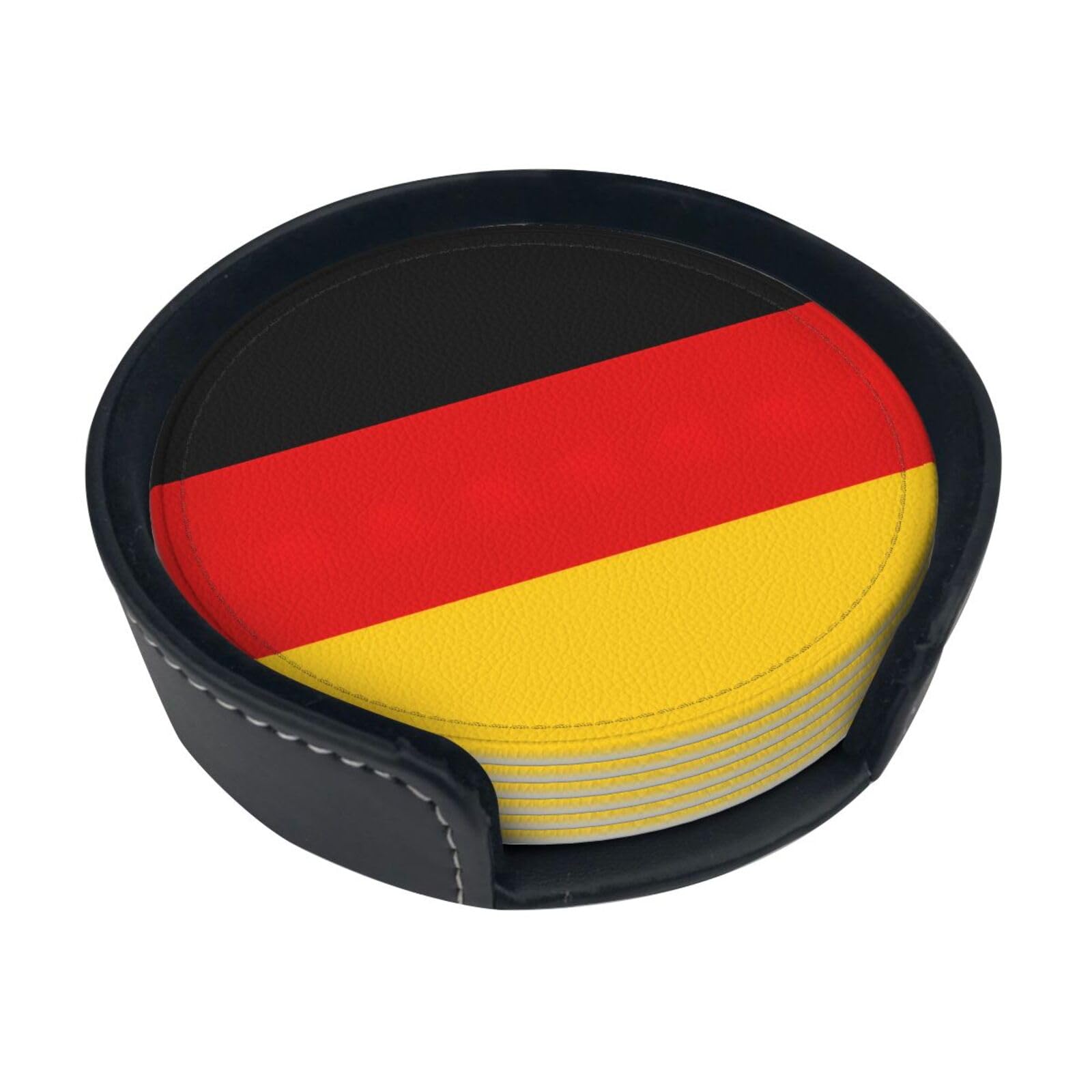 Dessous de verre allemands en polyuréthane (lot de 6) pour protection de table