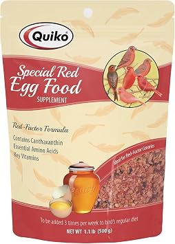Sun Seed Special Red Egg Food Supplement with Canthaxanthin for Canaries, 1.1 Lb Pouch