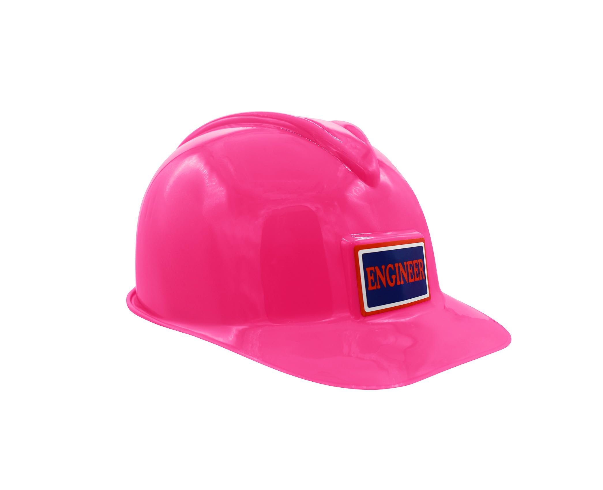 Nicky Bigs Novelties Adult Womens Plastic Construction Helmet | Pink Engineer Hard Hat | Builder Road Worker Costume Prop | Theme Party Hats