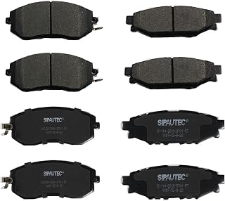 Front And Rear Ceramic Disc Brake Pads Replacement For Subaru Forester Brz Impreza Crosstrek