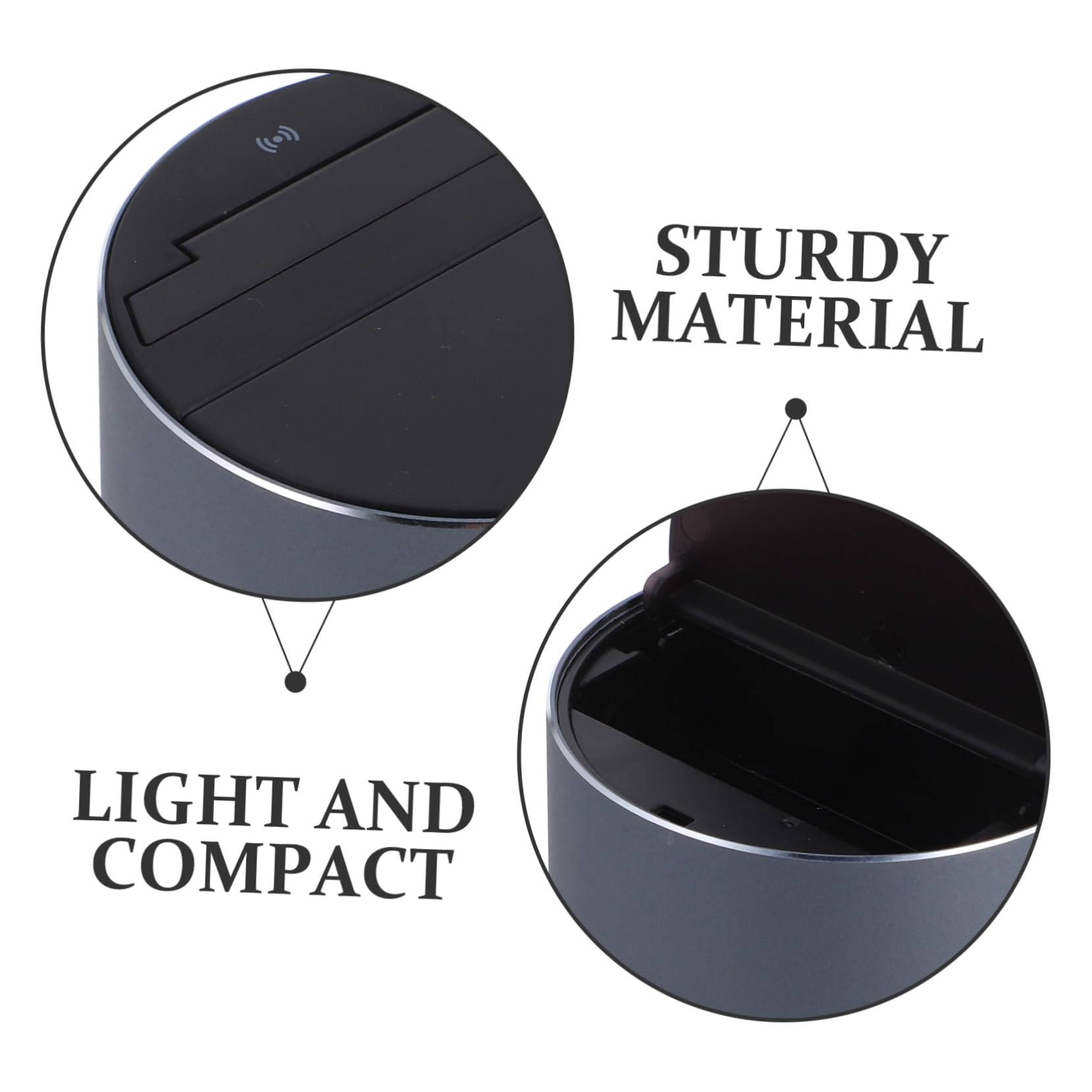 KICHOUSE Box Toothpick Holder Fruit Picks Case Toothpick Storage Automatic- up Cotton Swab Holder Fruit Pick Organizer Touchless Toothpick Dispenser Toothpick Case Dark Grey Plastic