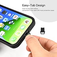 Vista 18 de 20 tapones antipolvo para iPhone 14, 14 Pro Max, 13, 13 Pro Max, 12, 12 Pro Max, 11, 11 Pro, X, XS, XR, 8, 7, iPhone Lightning puerto de carga