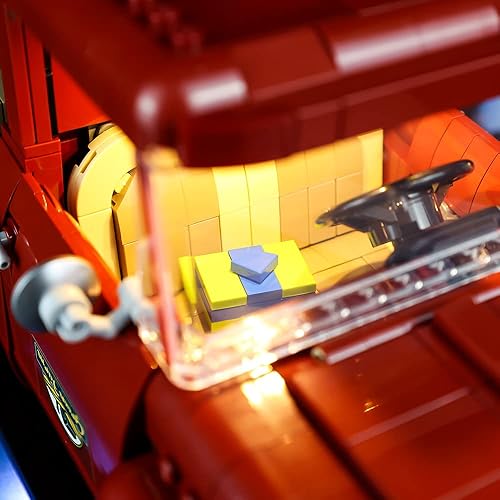 Miniatura 6 de Kyglaring Kit de iluminación LED para Lego Lego Creator Pickup Truck 10290 y juego de luces compatible con Lego Vintage 1950s Pickup Truck Kit de