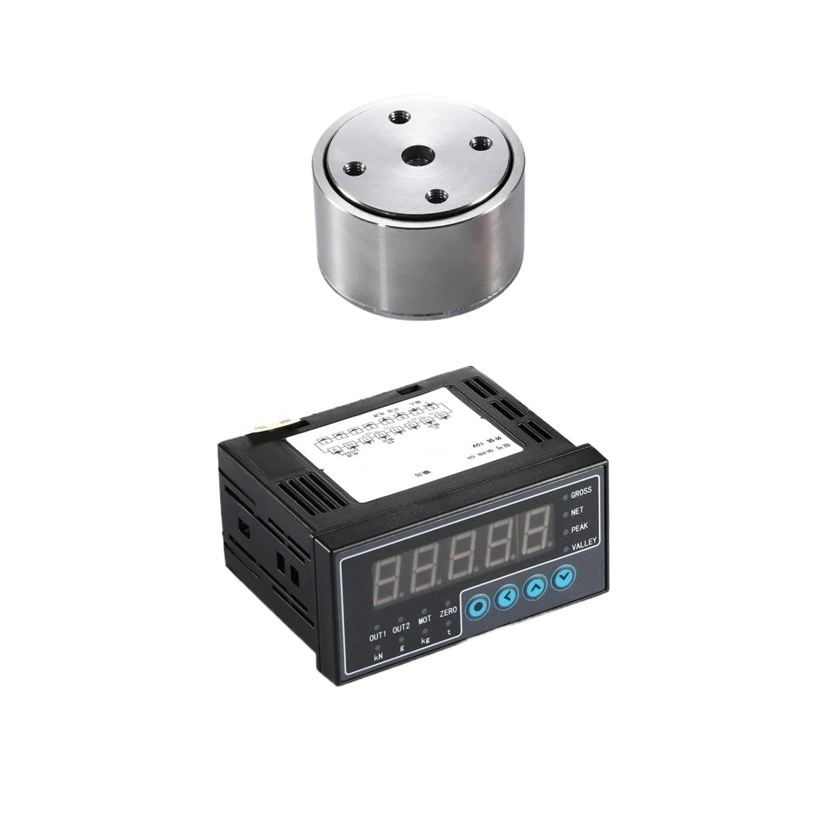 MXXDMOPD Indicator Display+Load Cell Miniature Weight Pressure Module for Small Measurement 5kg 10kg 20kg 30kg 50kg(20KG)