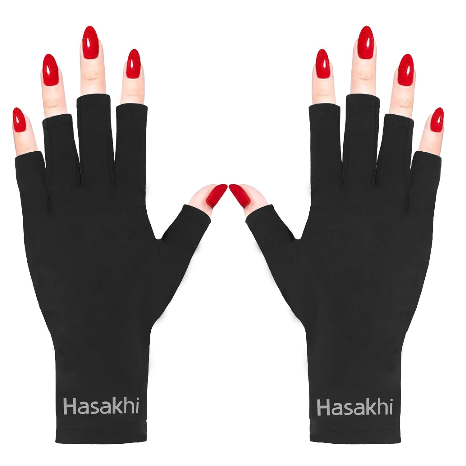 Hasakhi UV Gloves for Gel Manicures UPF 50+ UV Protection