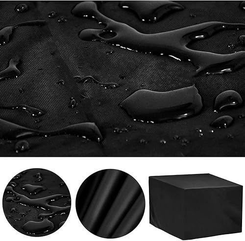 Miniatura 6 de Funda impermeable para muebles de exterior, 48 x 37 pulgadas, fundas para muebles de patio, fundas rectangulares para sillas y sofá, resistentes a