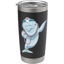 Dolphin Doctor Stethoscope Stainless Steel Insulated Tumbler