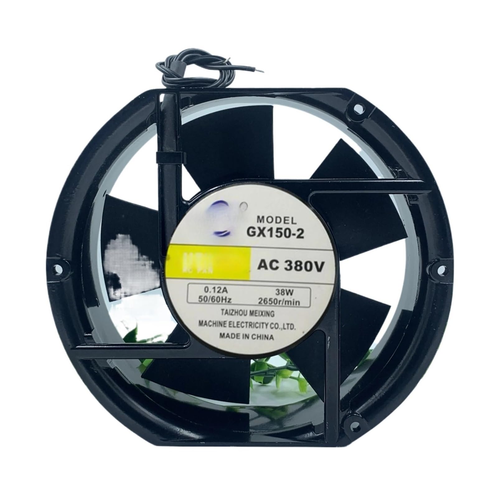 Ventilateur axial GX12038 380V extracteur air industriel 13538 220V