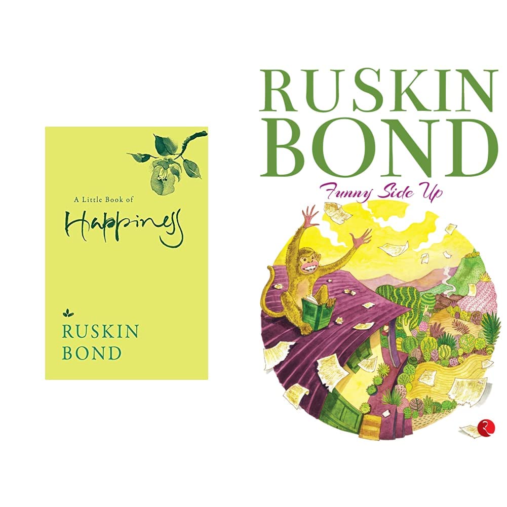 A Little Book of Happiness + Funny Side Up (Set of 2 Books)