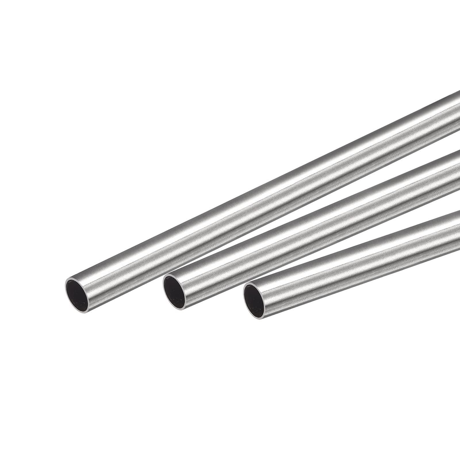 uxcell 304 Stainless Steel Capillary Tube, OD 8mm x 0.3mm Wall Thick 250mm Length Metal Tubing for Industry Machinery, 3Pcs-image-18