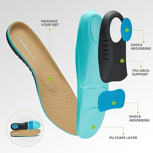 Miniatura 4 de OrthoComfoot Zapatos de caminar para mujer con soporte de arco cómodos tenis de moda para fascitis plantar zapatos casuales para aliviar el dolor de