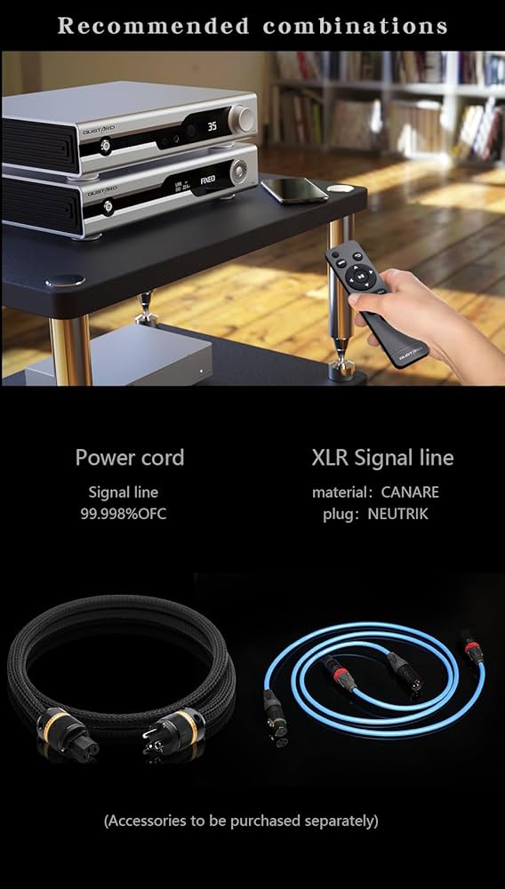 Amazon.co.jp: Gustard H26 完全バランス クラス A ヘッドフォン