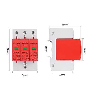 Amazon.com: 1 PCS AC SPD 3P 3 Phase 20KA 40KA 60KA 385V