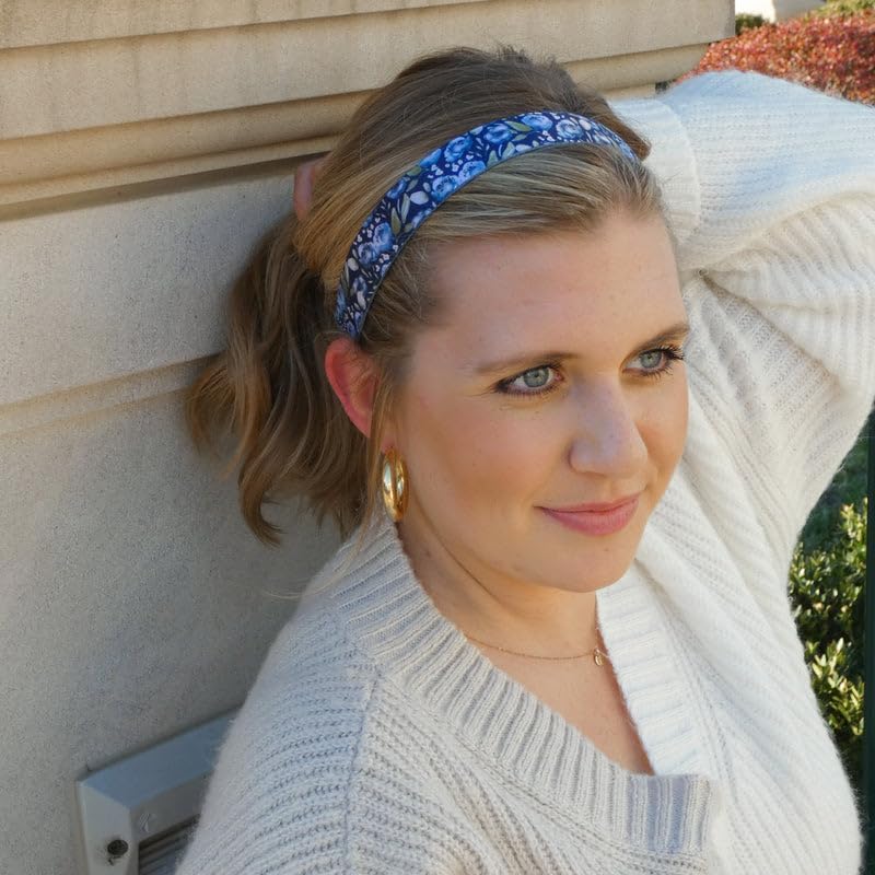 Miniatura 4 de Sweaty Bands Diadema para mujeres y niñas para un estilo de vida activo  Absorbe el sudor, antideslizante, con forro de terciopelo, elegante diadema