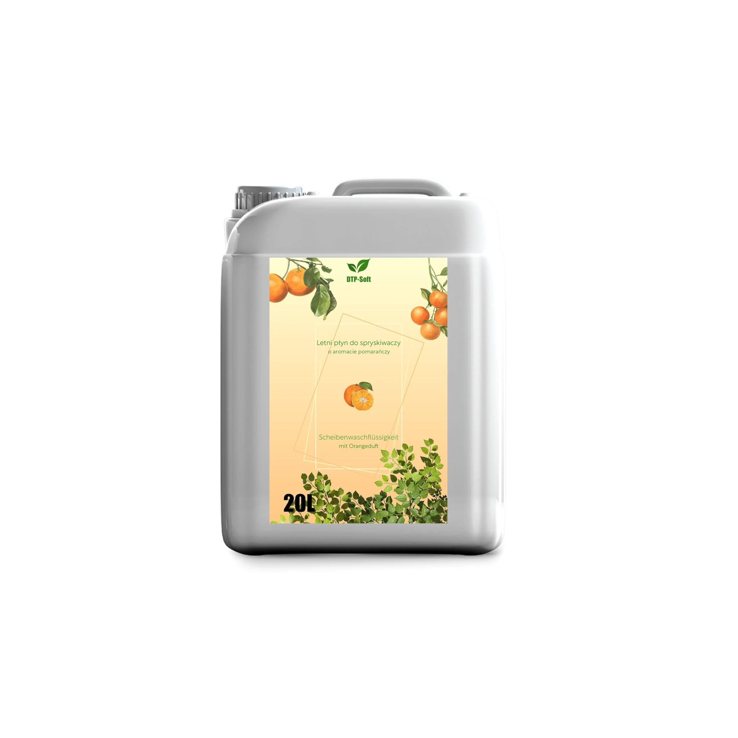 Scheibenreiniger 20L / 1x20 liter Sommer - Scheibenwischwasser fertig gemischt mit Orange Duft - streifenfrei gegen Insekten Schmutz Pollen