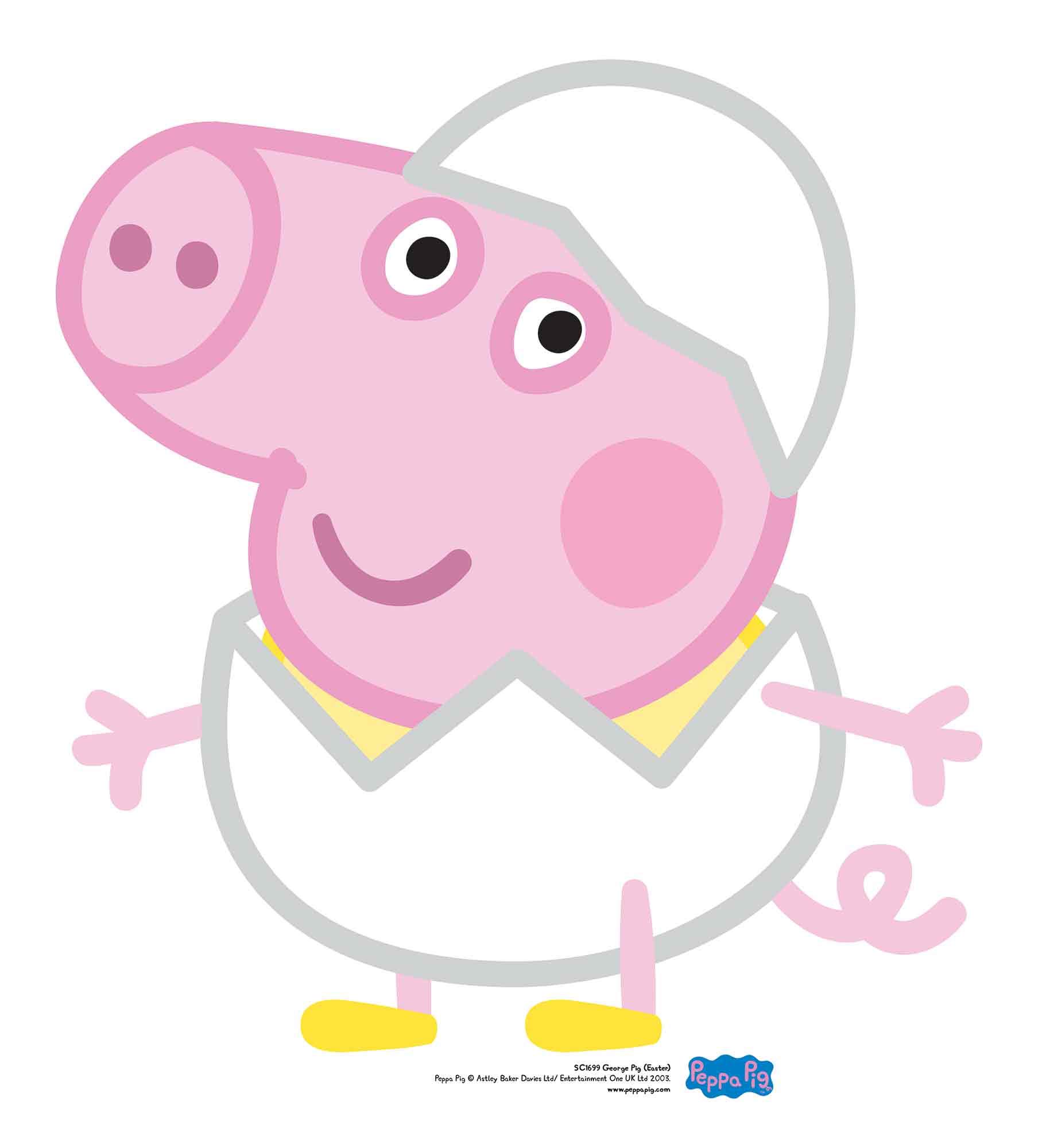 George Pig Egg Easter Official Cardboard Cutout / Standee / Standup