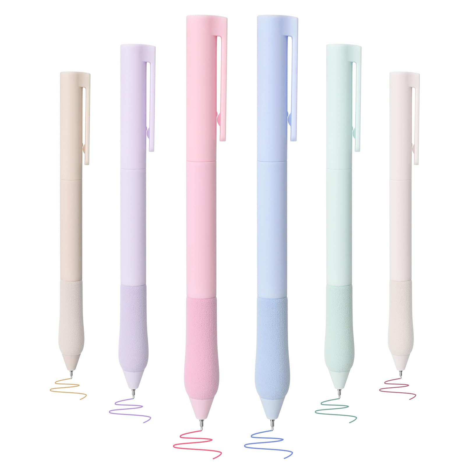 6 stks Vintage Morandi Kleur Gel Pennen Set Draaien Type 0.5mm Balpen voor Schrijven Dagboek Kantoor School kopen vanaf een prijs van 11