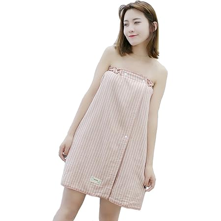 Amazon バスタオル 巻きタオル軽量 速乾ガーゼ生地 プール 大人用 綿100 海水浴 水泳 ジム エステ 温泉 旅行 10色選釈 ピンク バスタオル ホーム キッチン オンライン通販