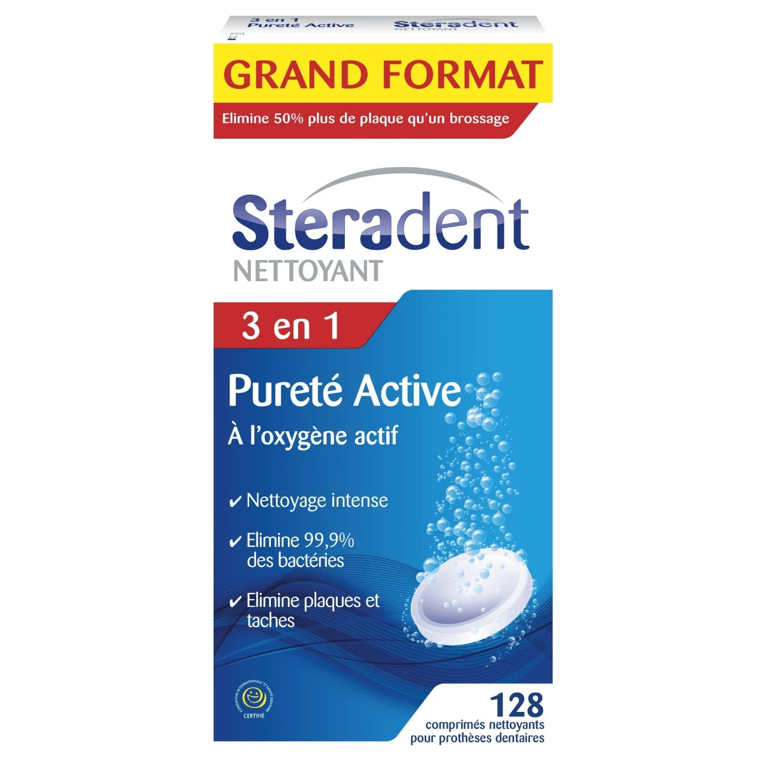 Pureza Cleansing Tablets 128 Comprimidos Activos - Lot De 3 - Precio Por Lote - Entrega Rápida