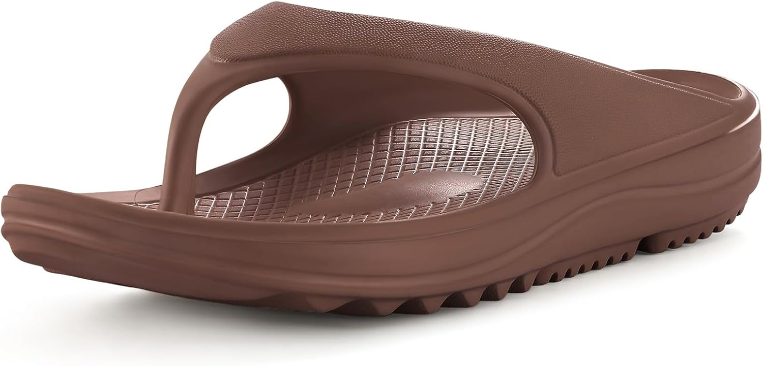 shevalues Orthopedic Sandals for Women Arch Support Recovery Flip Flops Pillow Soft Summer Beach Shoes