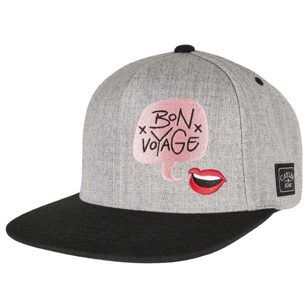 Baseball Cap C&S WL Bouble Voyage Cap Heather Grey/MC One Size