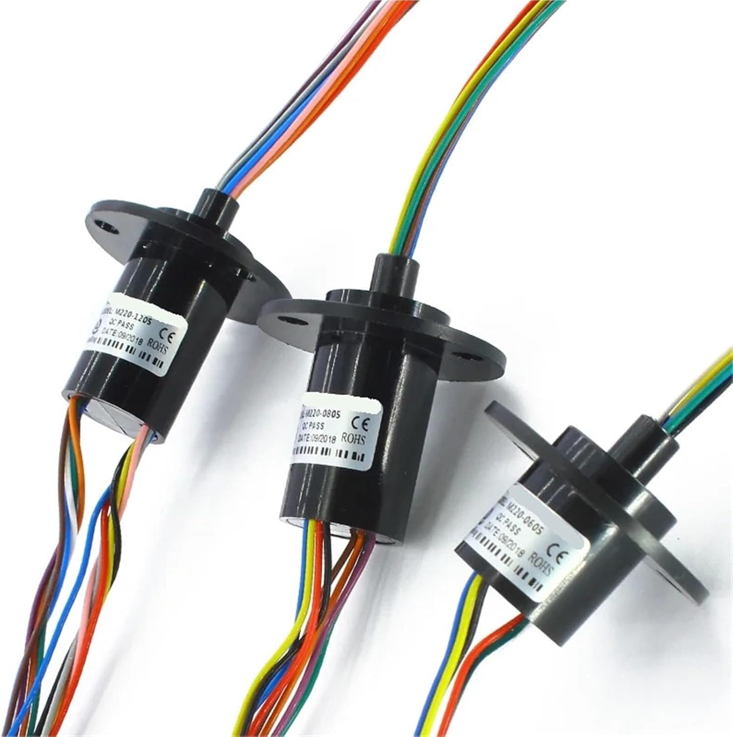 1pc Slip Ring OD22MM 8 Wires 5A Rotary Joint small dimension