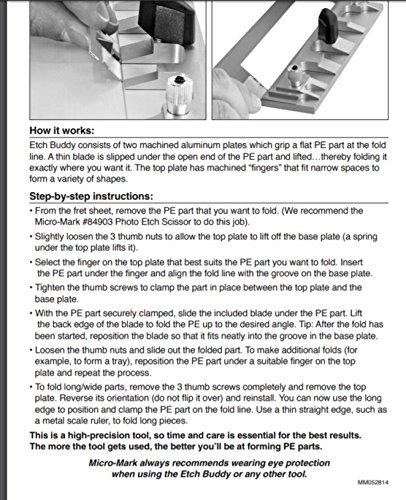 Etch Buddy Photo-Etch Bending Fixture