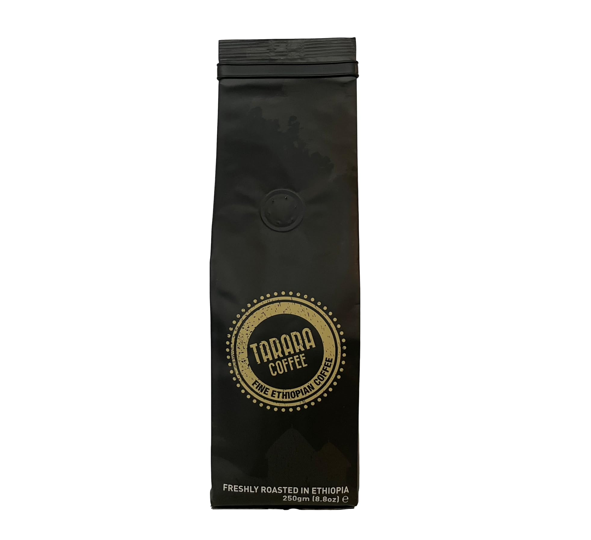 Tarara Coffee - Premium Whole Bean Coffee - 100% Pure Ethiopian Arabica - Medium-Dark Artisan Roast - Rich & Aromatic - 250g