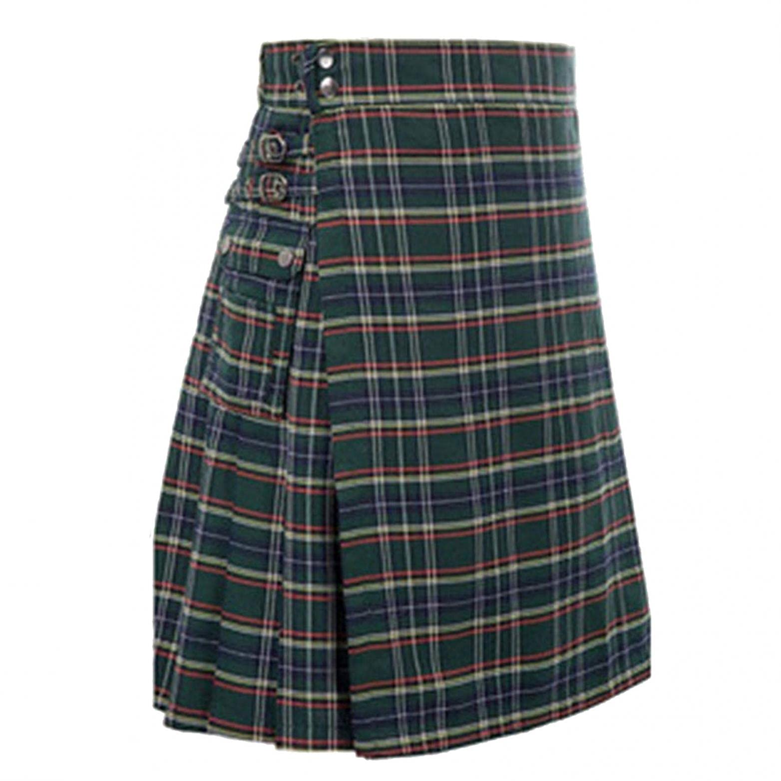 Walaka Kilt Jupe Homme Écossaise Rétro Traditionnelle Vintage Jupon Classique Déguisement d'Écossais Costume Tartan Highlander pour Cosplay Fête Walaka Kilt Jupe Homme Écossaise Rétro Traditionnelle Vintage Jupon Classique Déguisement d'Écossais Costume Tartan Highlander pour Cosplay Fête