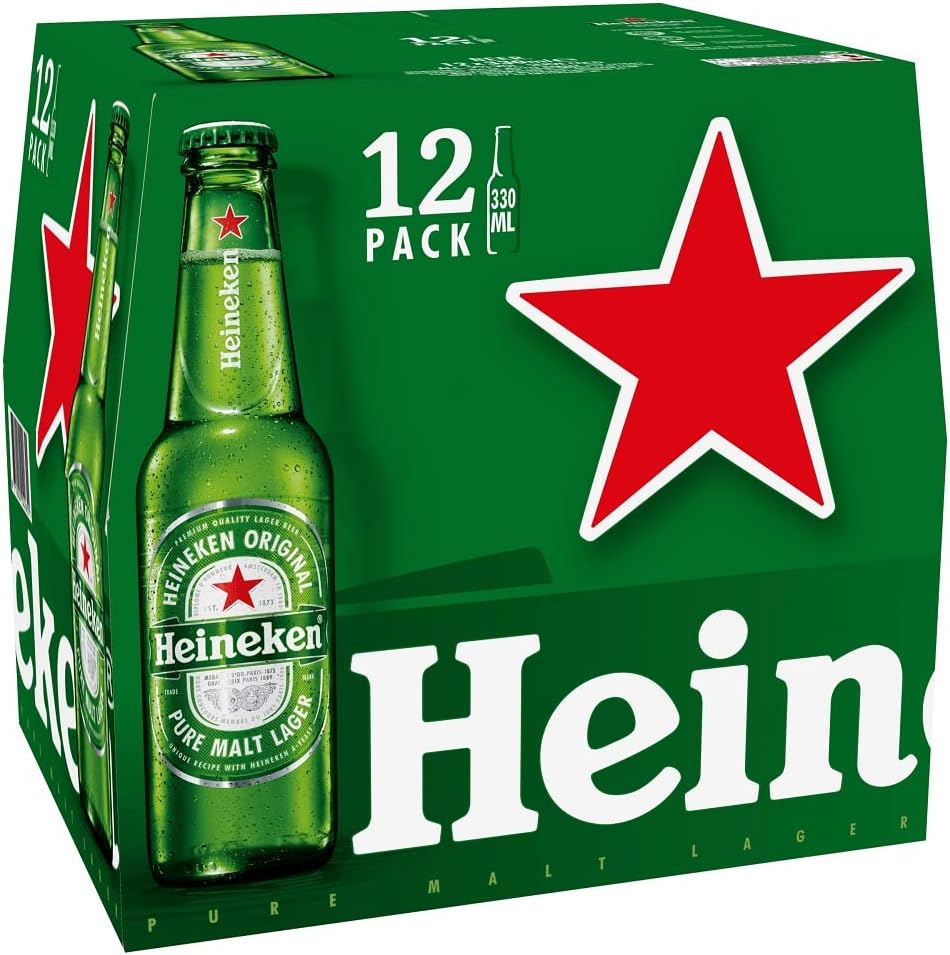 Heineken Premium Lager Beer 12 x 330ml