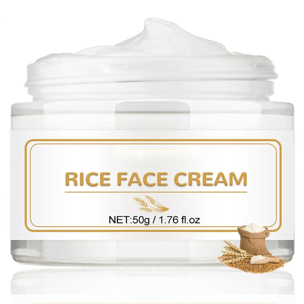 Amazon.com: Rice Face Cream for Face, Rice Moisturizer, Deep
