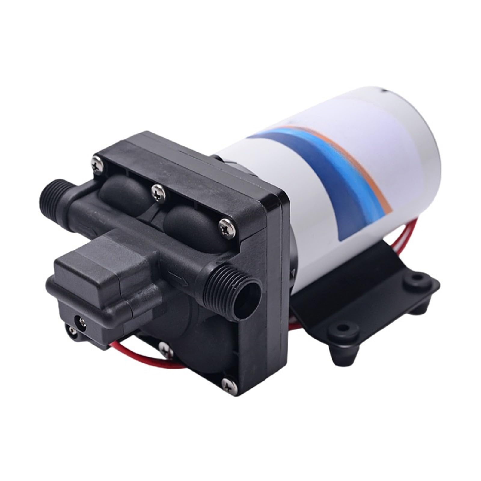 Mkhqst 12V Rv Water Pump /24V Dc Electric Booster Yacht High-Pressure Diaphragm 5.5Gpm,Sturdy & Leak-Proof Construction(12V)