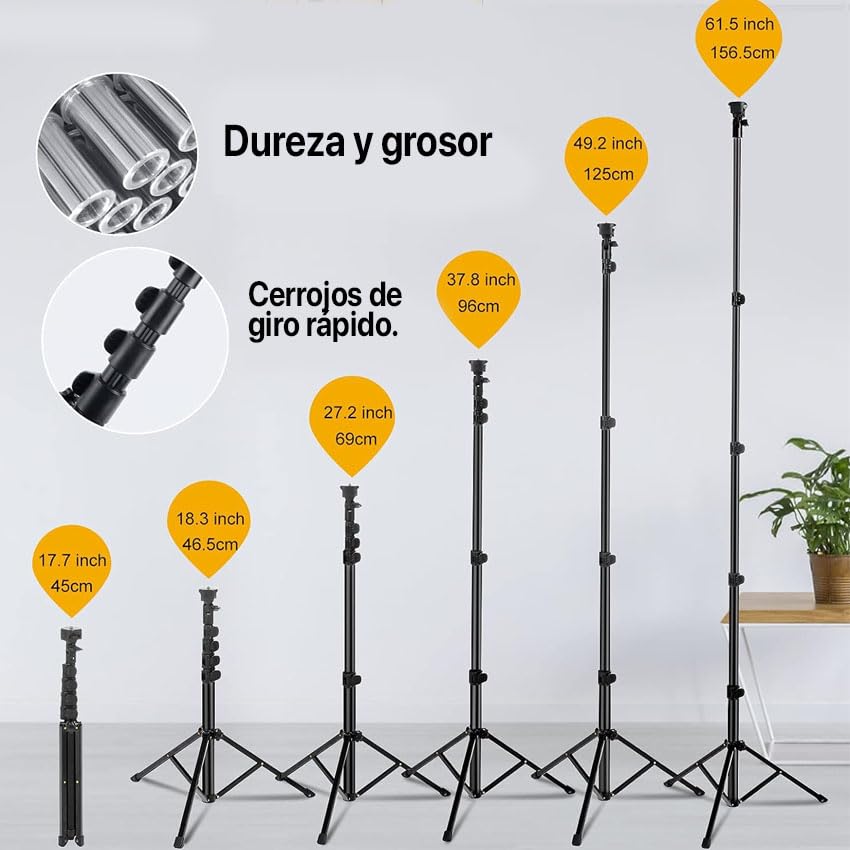 Aro de Luz con Tripode, 10" Ring Light con Control Remoto 3 Modos 10 Brillos Regulables Anillo de Luz para TikTok, Maquillaje, Selfie, Streaming, Youtube, Twich Live