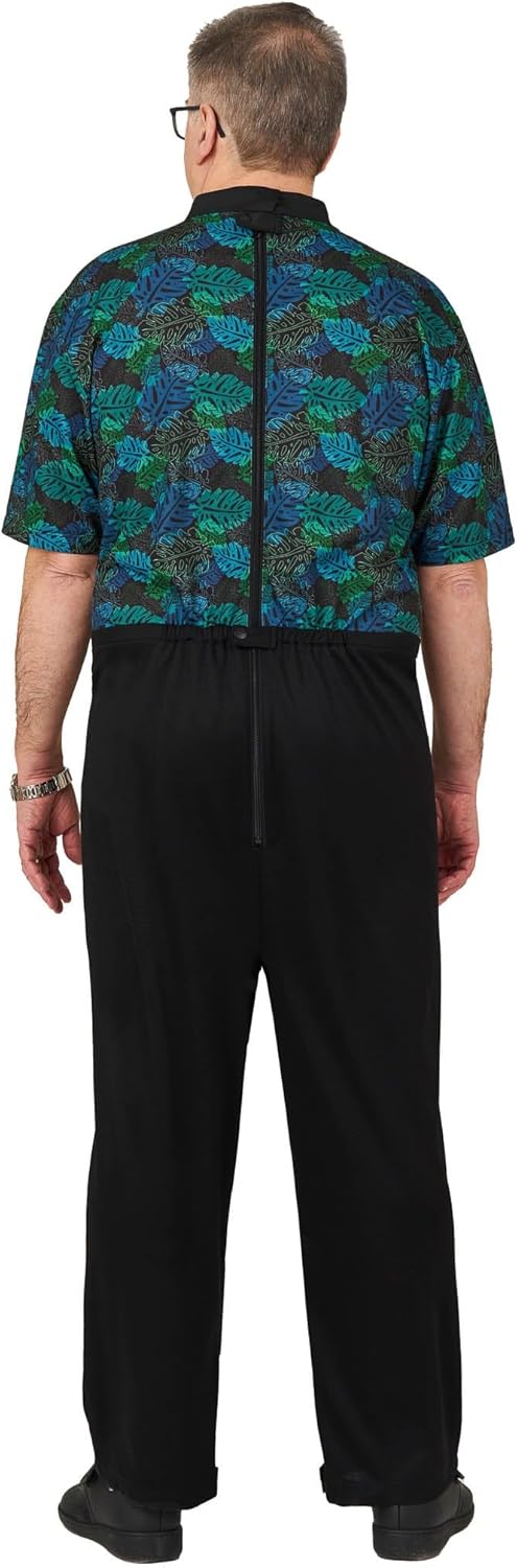 Ovidis Daytime Dementia Clothing - Alzheimers Anti-Strip Jumpsuit - Onesie for Elderly Men - Charly - Image 2