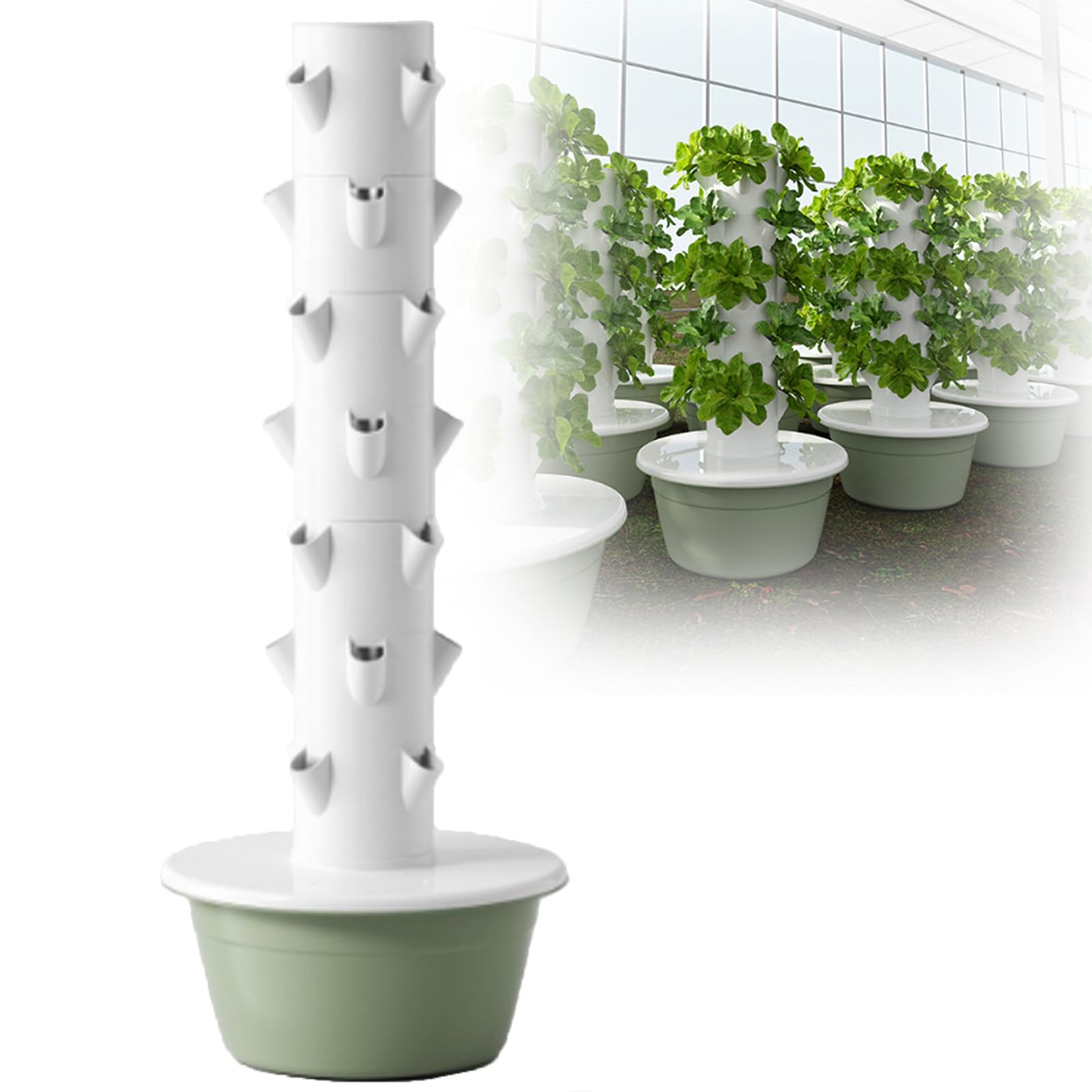 ylpddmm Hydroponics Growing System,Hydroponic Growing Kits & Systems 7Layer-Withoutlight