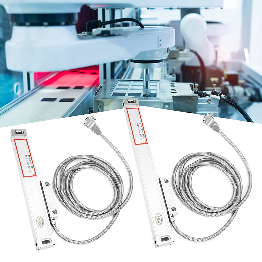 Básculas Lineales DRO, de 0-100 Mm 0-200 Mm para Lectura JCS900-2AE/JCS900-3AE, Aleación de Aluminio, Alta Precisión, Fácil de Instalar