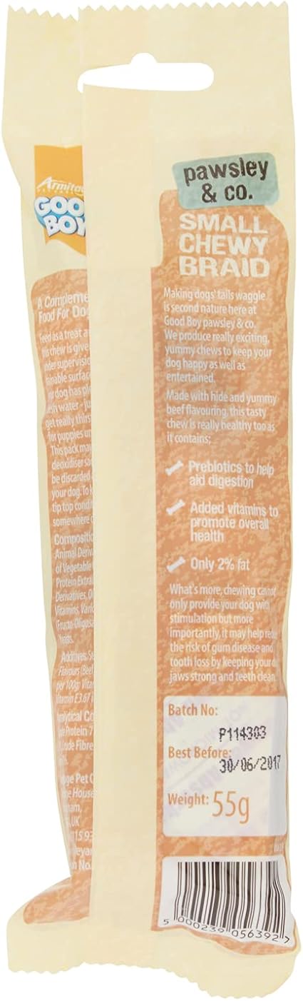 good boy small chewy braid