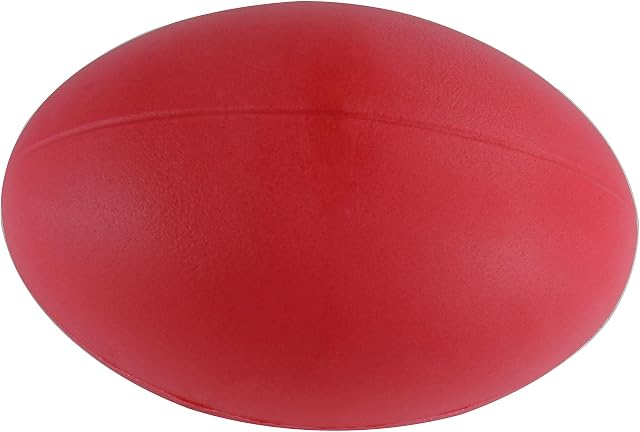 First-Play Foam Rugby Ball, Red