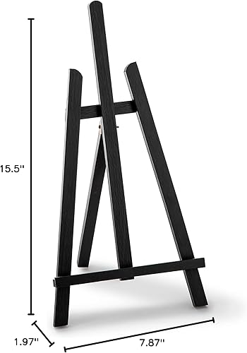 Miniatura 3 de Caballete de mesa negro de 15.5 pulgadas Artist's Loft