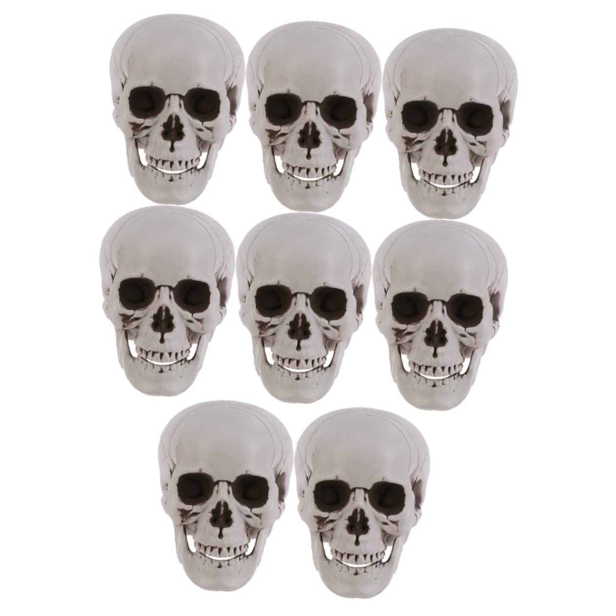 MAGICLULU 8piezas Accesorios De Simulación De De Halloween Decoración De Casa Embrujada Calaveras Espeluznantes para Fiesta