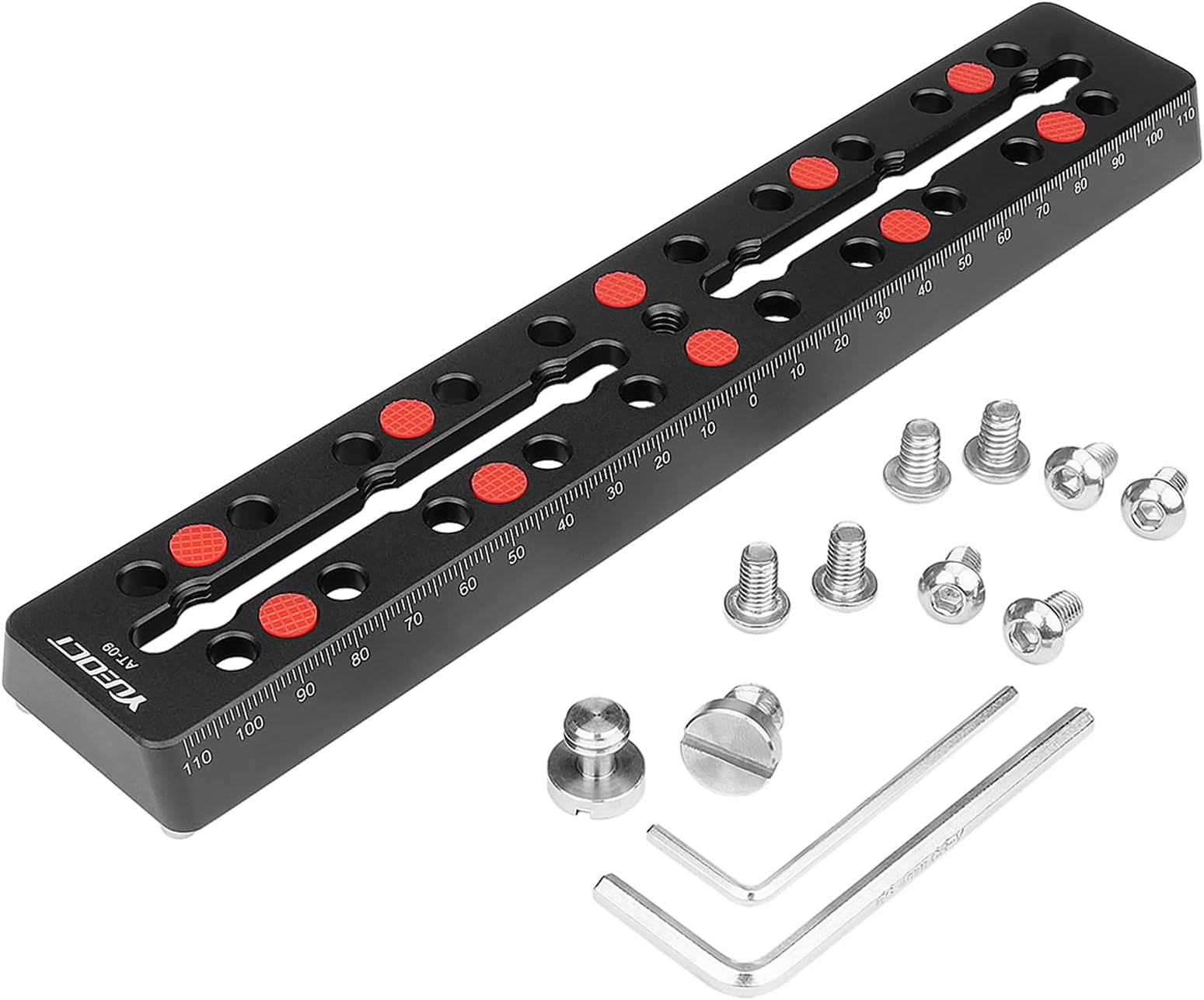 230mm/9.05" Telescope Rail Bar Vixen Style Dovetail Mounting Plate, with M6 1/4" 3/8" Camera Screw for Telescope Saddle Mount Base OTA Equatorial Head Tripod Adapter Sky Astrophotography
