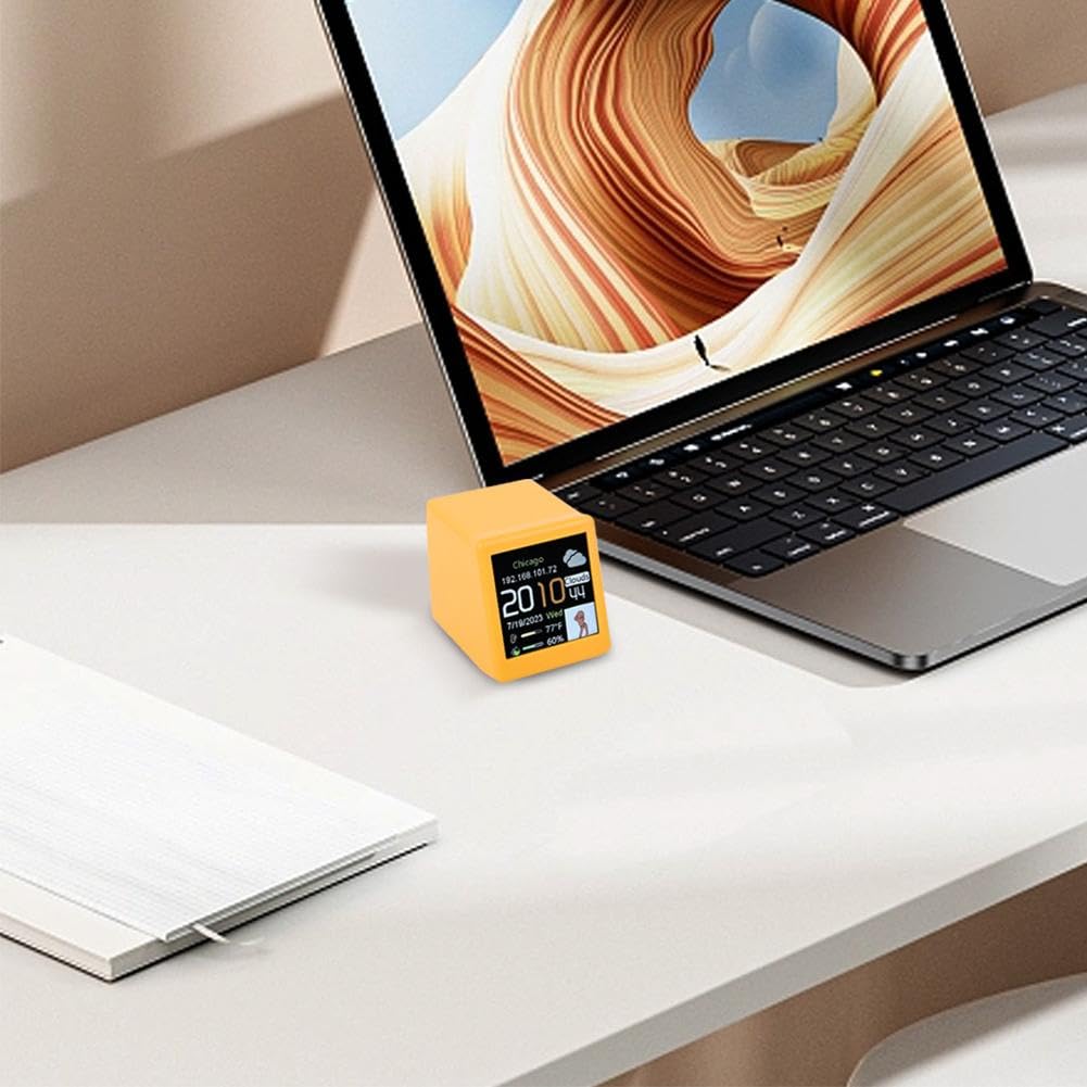 NAUXIU Pour NerdMiner Mini Bureau Table Horloges BitCoin Stock Prix  Affichage Tracker Ticker Crypto-monnaie En Temps Réel Bureau Gadget Météo  Horloge Décor À La Maison : Amazon.com.be: Cuisine et maison