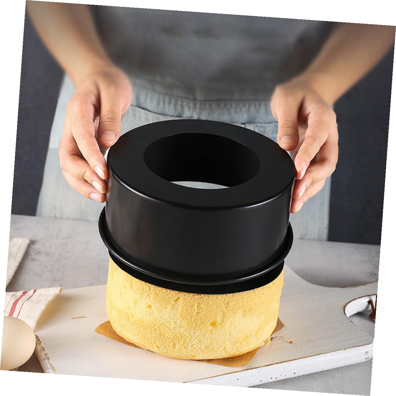 Uonlytech 3 Stück Teiliges Carbon stahl Backform mit Abnehmbarem Hebeboden Antihaftbeschichtet Langlebig und Vielseitig für Käsekuchen Torten Mousse und Mehr Backform Springform für