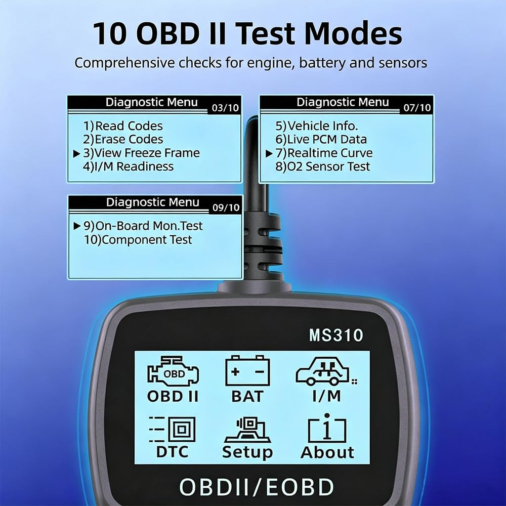 OBD2 Auto Diagnostica per Chrysler 300 Touring/300M | Strumento Diagnostico OBD2, Lettore di Codici Motore, Facile Lettura Codici Errore, Portatile Diagnosi Auto